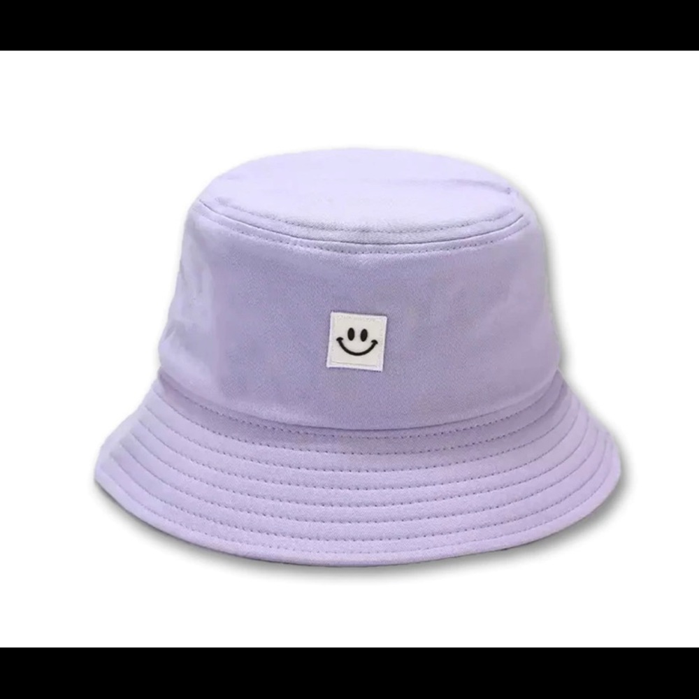 Smiley Purple bucket hat